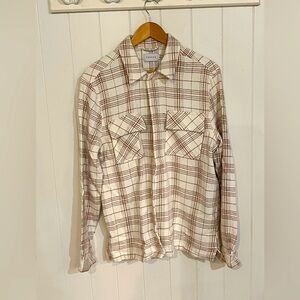 Topman. Men’s Button Down Flannel. Small